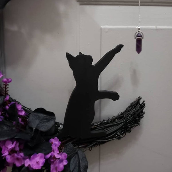 Månhallloweengransk för ytterdörr Halloween mångrans med