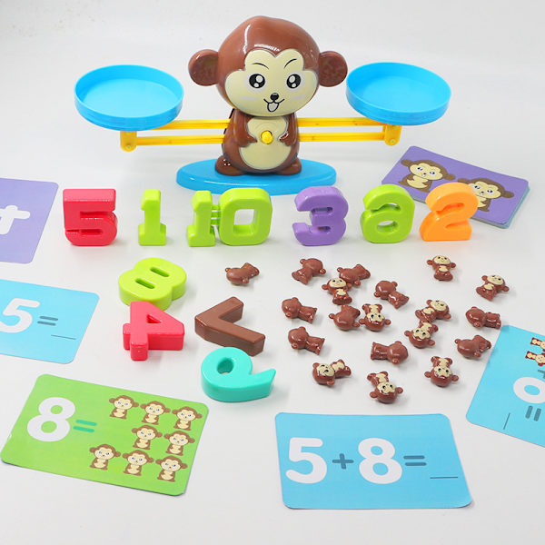 Monkey Balance - Sjovt matematikspil til piger og drenge | Sjov og lærerig