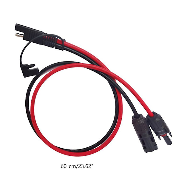 SAE-liitin MC4-kaapeliin 10 AWG -jatkojohto pölytiivillä suojakorkilla.