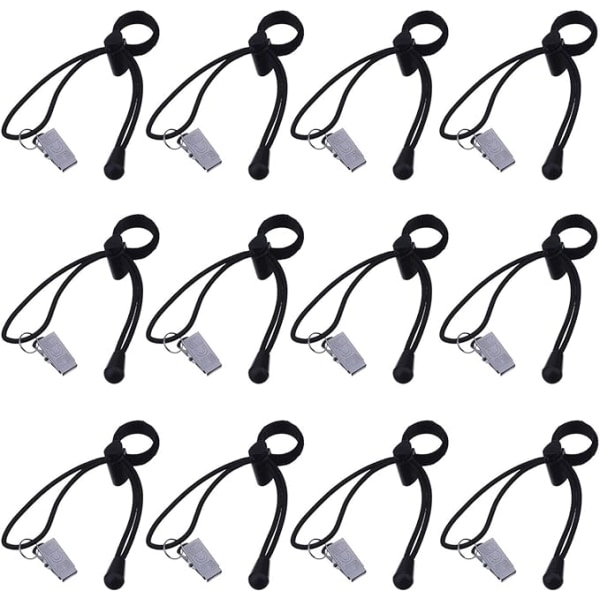 Sort 12 Pack Backdrop Clamp Clip til Photo Studio Video