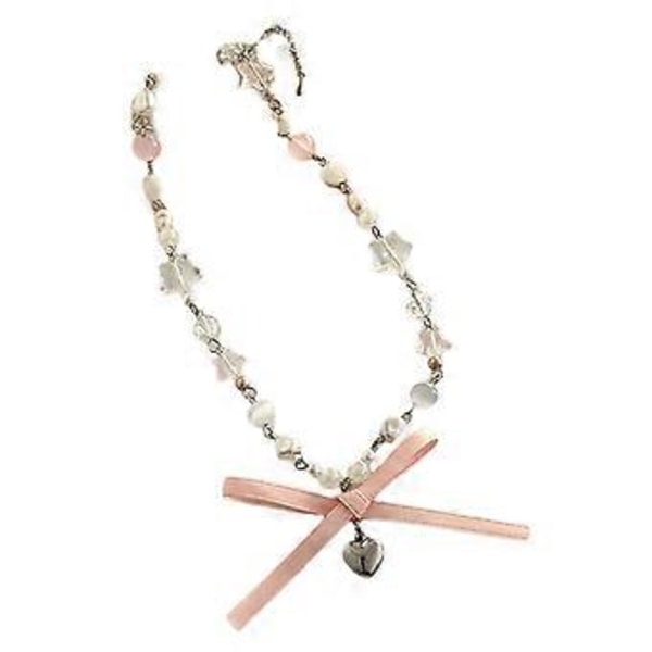 Muotichoker-kaulakoru, helmillä koristeltu choker-kaulakoru, säädettävä solisluuketju, syntymäpäivälahja naisille ja tytöille, koru