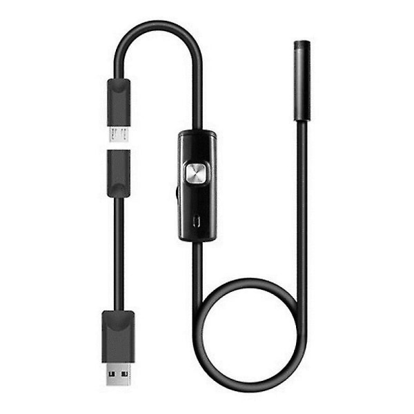 7mm Mini USB-endoskooppikamera vedenpitävä 720p HD-boreskooppi käärmeen tarkastusputki videokamera sovitin älypuhelimeen