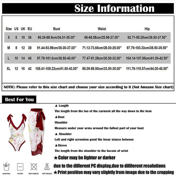 Women&#39;s One-piece Bikini Swimsuit With Swim Cover Up Beach Dress Y16（M Geometry）