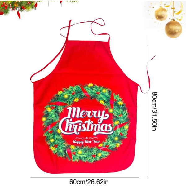 Christmas Apron, Printed Apron, Creative Apron, Adult Cooking Apr