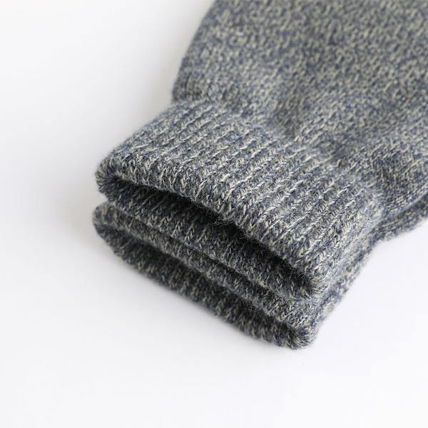 Vinter 1 st Beanie Handskar Halsduk för Män och Kvinnor, Stickad Fleece Fodrad Varm Touchscreen Handskar Beanie Infitiny Halsduk Set, Marinblå