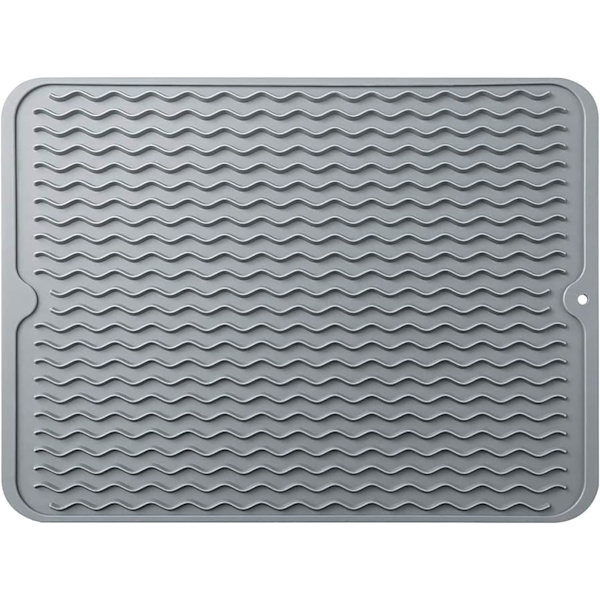 Silikon tørkematte for oppvask, oppvaskorganisator, Sup