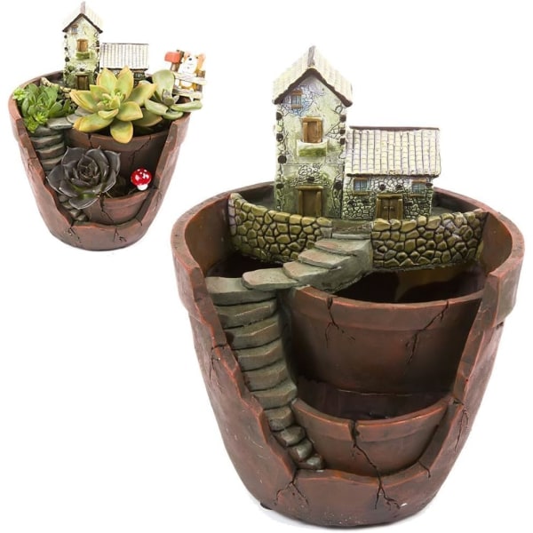 Shirley Creative Sukkulent Plantepotter Kreative Harpiks Plantepotter S