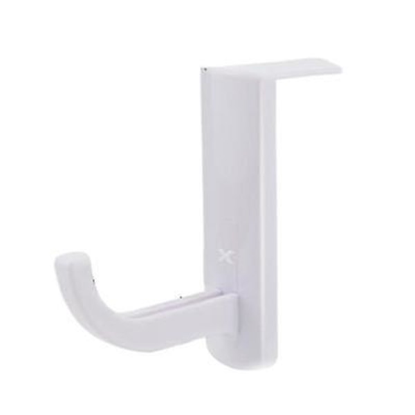 Universell hörlurshållare PC-skärm skrivbord headset stativ hållare krok（vit）