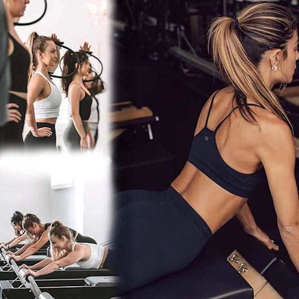 2 Par Yoga-strumpor för Kvinnor med Grepp, Pilatesstrumpor, Barrestrumpor