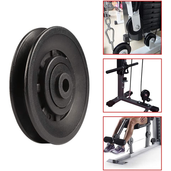 90mm Universal Bearing Wheel Pulley for Cable Machine Gym Additio