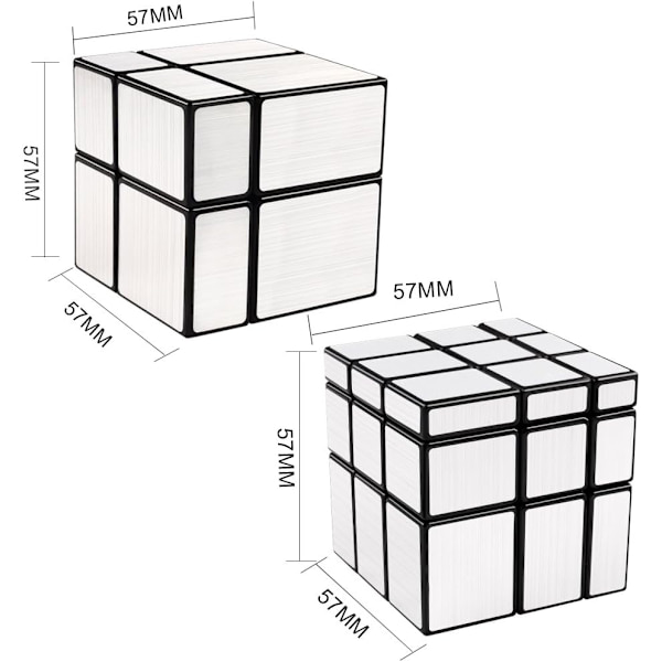 2x2 3x3 Peilikuutiosetti, 2x2x2 3x3x3 Nopeuspeilikuutio D
