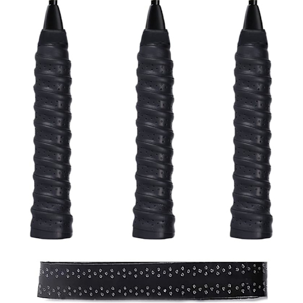 3 stk. Anti-Slip Tennis Racket Greb, Åndbar Absorberende Greb