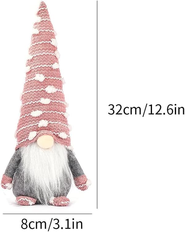Dvärg Plysch Julgransprydnader Dvärg Faceless Docka Julgran
