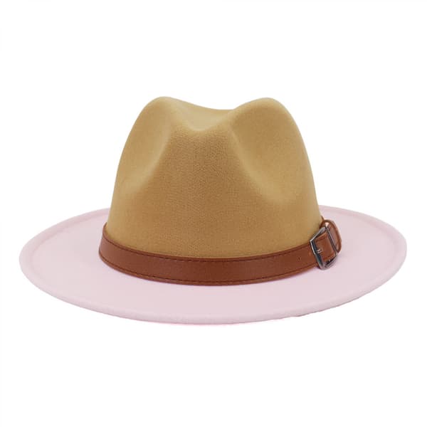 Bred stråhat Panama hat i herrestil med UV-beskyttelse