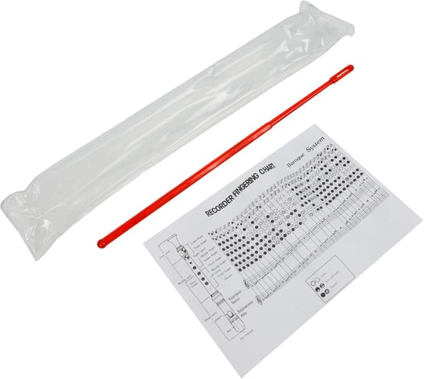 Plastfløyte, svan transparent fløyte