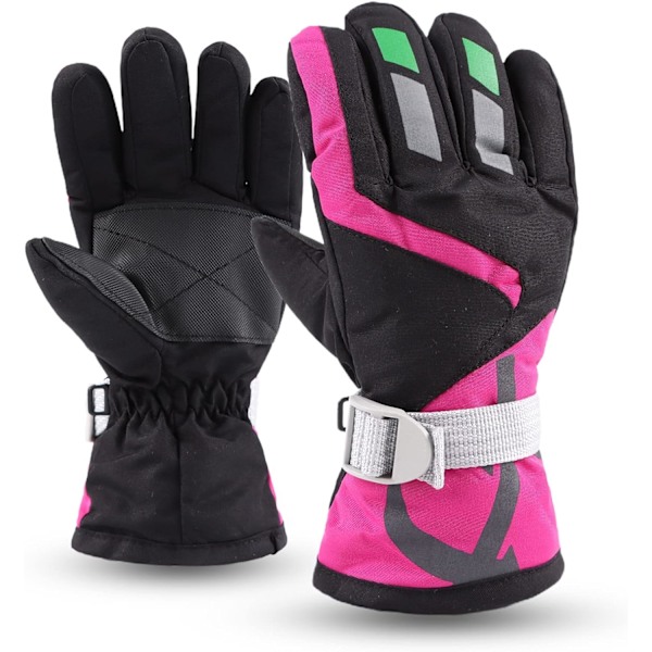 Children's Gloves Girl Boy Waterproof Ski Snowboard Gloves for Ch