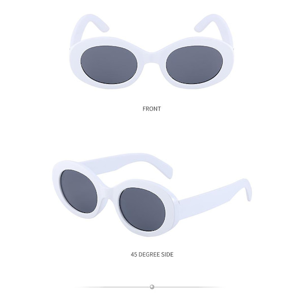Goggles aurinkolasit naiset miehet retro ovaali aurinkolasit tytöt pojat aurinkolasit（Style1）