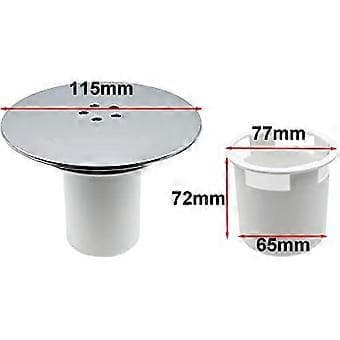 Sluk, 90mm/115mm sluk, erstatning for slukrist