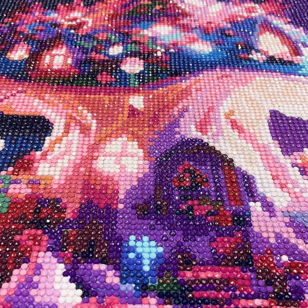 DIY Diamantmaleri, Diamantkunstmaleri Svampehus Kit