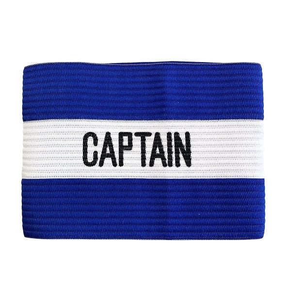 10 st fotbollskaptensarmband, kaptensarmband i klassisk design, en one size blå