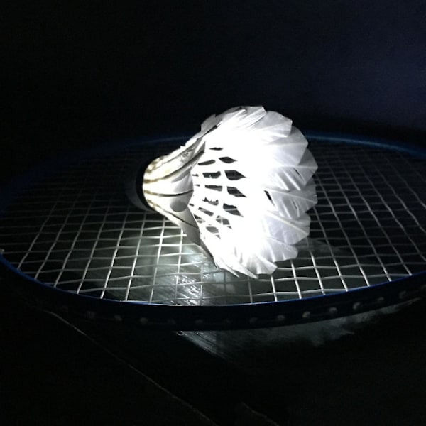 Hållbar och ljus LED-badmintonfjäderboll för inomhus/utomhus (4 färger)