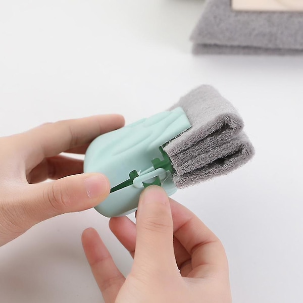 1pc Random Color Window Cleaning Brush Groove Cleaning Brush Slot Cleaning Gap Brush Household Window Cleaning Tool