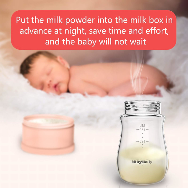 Baby Mjölkpulvergallerlåda Baby Stor kapacitet staplingsbar mjölkpulver