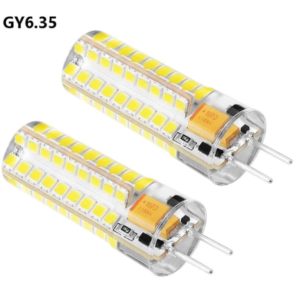 GY6.35 LED-pære, G6.35 LED 12V, 7W 50W halogenutskifting