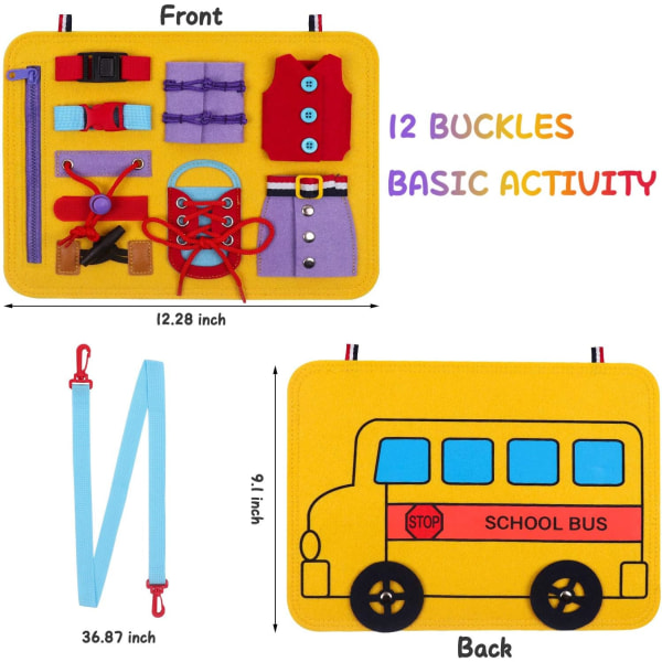 Sjælden Pearl Busy Board Montessori-legetøj, tidligt læringslegetøj til Lear
