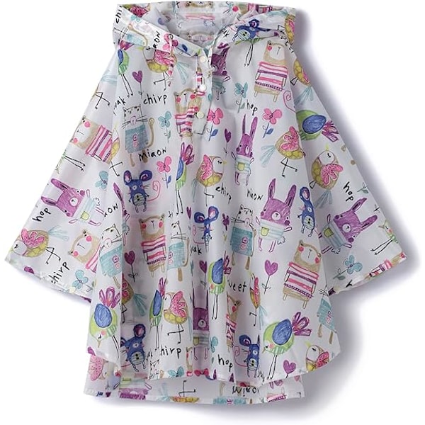 1 kpl Unisex Vedenpitävä Takki Viitta Poncho Lapsi Pojat Tytöt 3-5 Vuotiaat