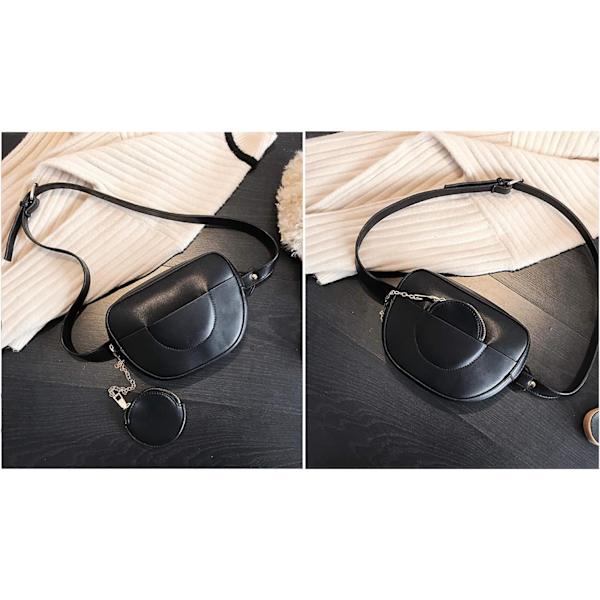 Elegant Dametaske Kvinder Mini Talje Taske Mode PU Læder Bum