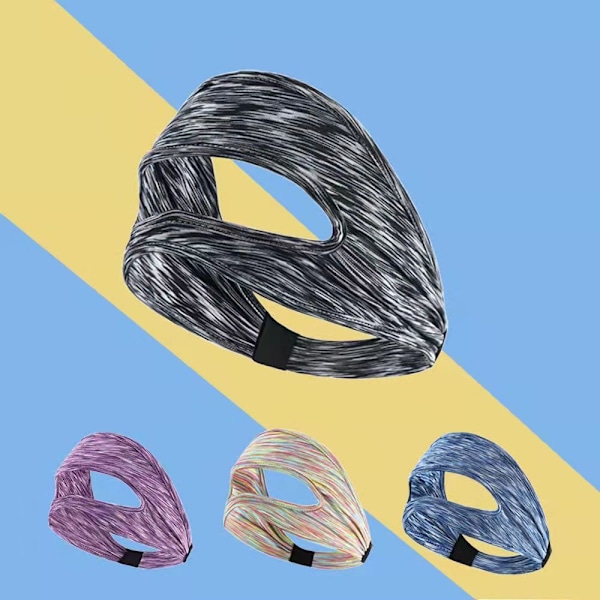 Virtual Reality Maske 3 Stykker Tre Farver Justerbar Svedabsorberende Maske og Silikone Maske Blød Åndbar Strækbar og Vaskbar