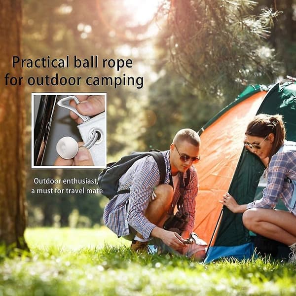 50 st Bärbar Elastisk Rep Ryggsäck Tillbehör Boll Bungee Bungee Sladd Elastisk