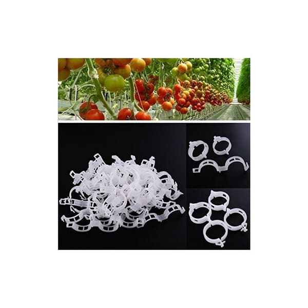 100 stk. Haveklips til planter, Planteklips Rattan Klips Flowe