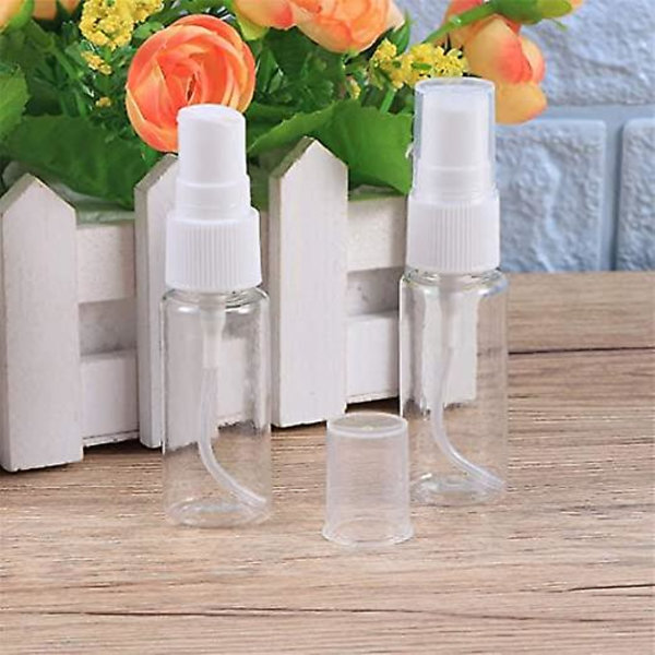 10 st 100 ml sprayflaska bärbar påfyllningsbar hållbar fin dimsprayflaskor vätskedispensrar