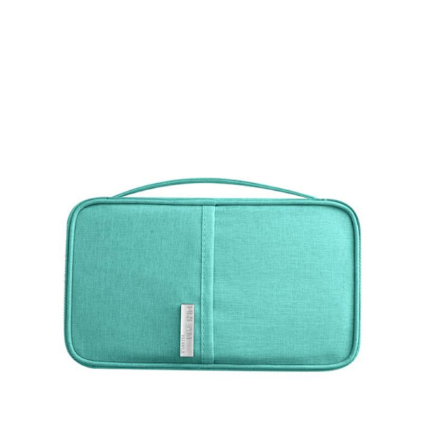 RFID-beskyttelse - Pink Green Universal Travel Wallet Simple Passp