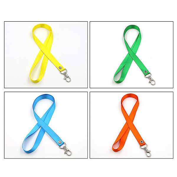 14 stk. Nylon Lanyard til ID-kort Badge Holder 41,9 cm Tilfældig farve