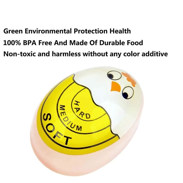 Äggtimer Sensitive Hard &amp; Mjukkokt färgförändringsindikator talar om när äggen är klara