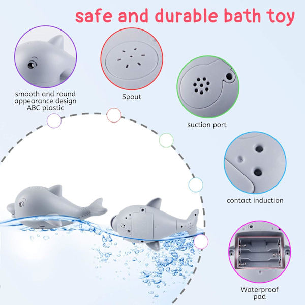 Baby badelegetøj, elektromagnetisk induktion delfin og hval spray