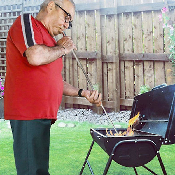 Fickbrandbälg hopfällbar blåsrör för att starta eld 6 sektioner camping utrustning