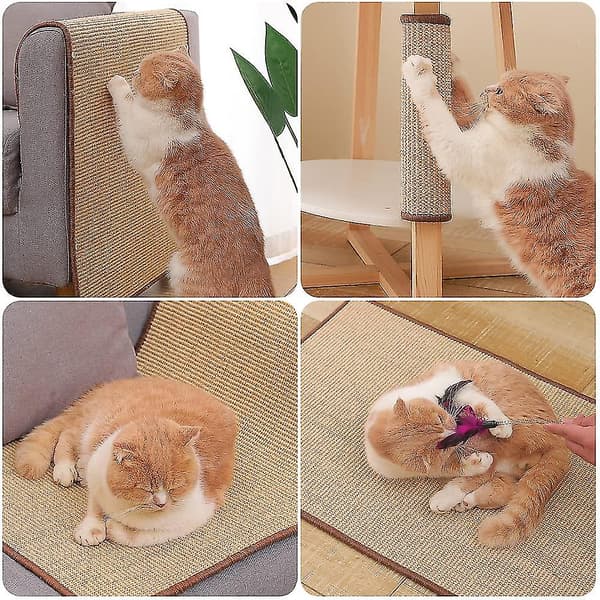 Klorebeskyttelse Sofa Katt, Kløbrett, Katt Klømatte, Klorebrett for Katter Beskyttende Sofa