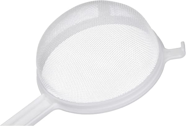 Hvit plast kjøkkensikt - 7 cm