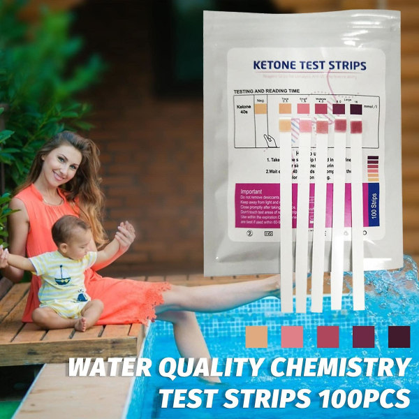 Simpapper för simbassängstest Vatten Total Alkalinitet Total Hårdhetstest 200st