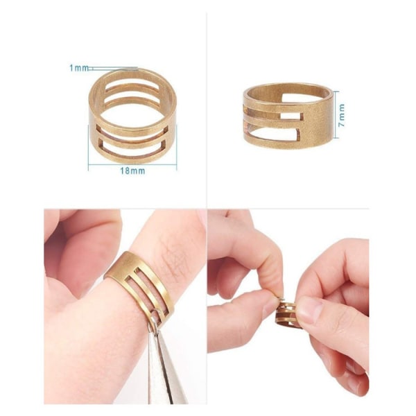 Gold and silver complete set, open style jump ring jewelry manufa