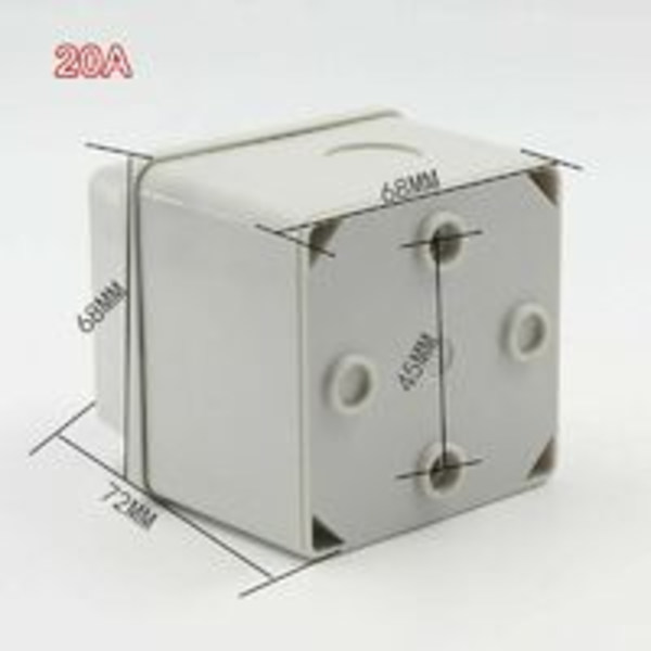 Universal Cam Rotary Selector LW26-20A 220V - 8 terminaler 3 posit