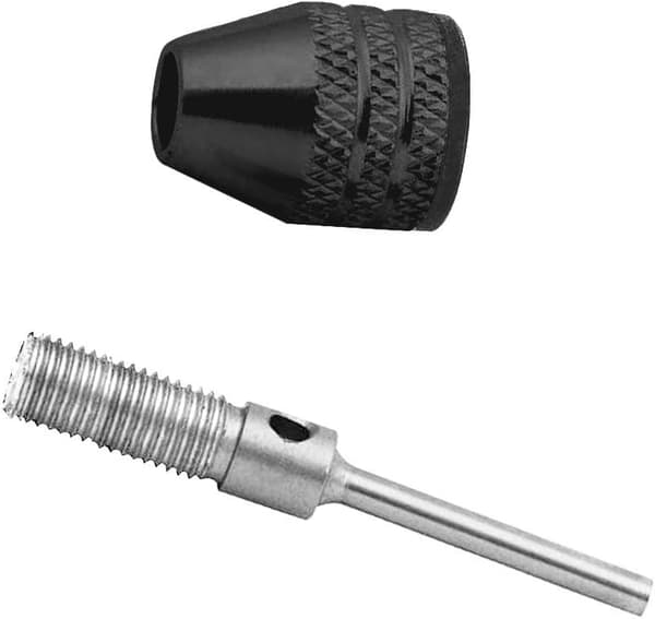 2 stk 3mm rundskaft mini elektrisk drillchuckadapter nøkkelløs Qu