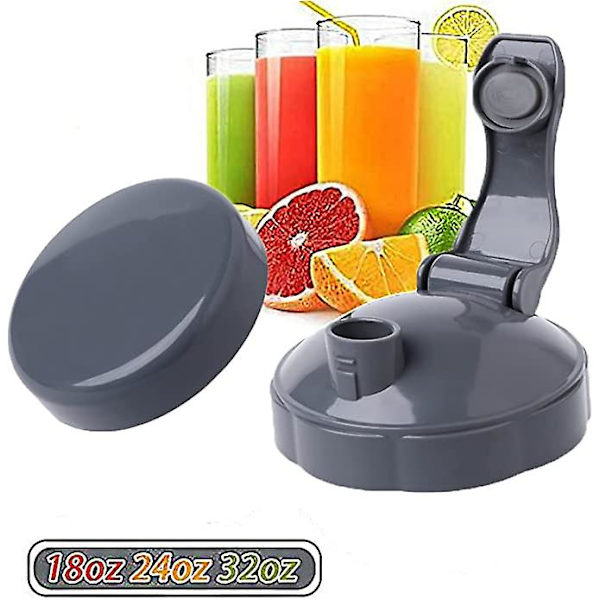 Återförslutningsbara mugglock & Flip Top To-go lock-ersättningsdelar för 600w & 900w mixerkoppar Juicer-tillbehör