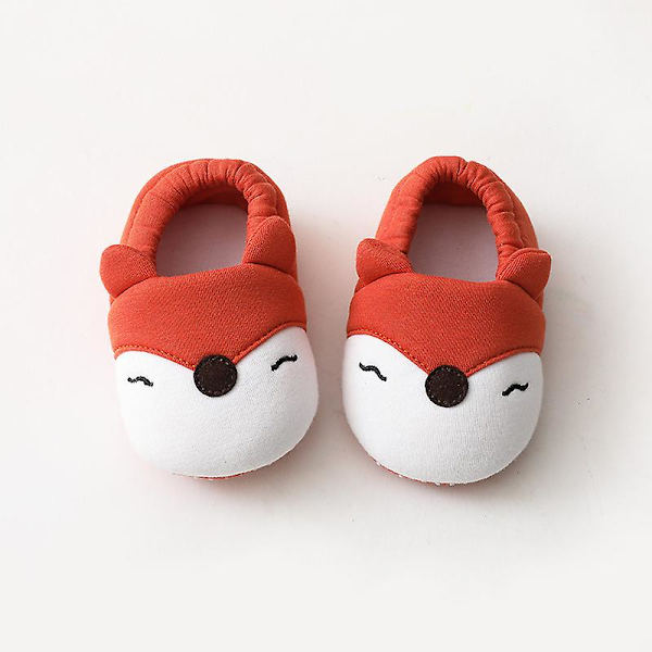 Baby's First Walk Børnesko Tegneserie Design Vinter Anti-slip Sko（13CM）