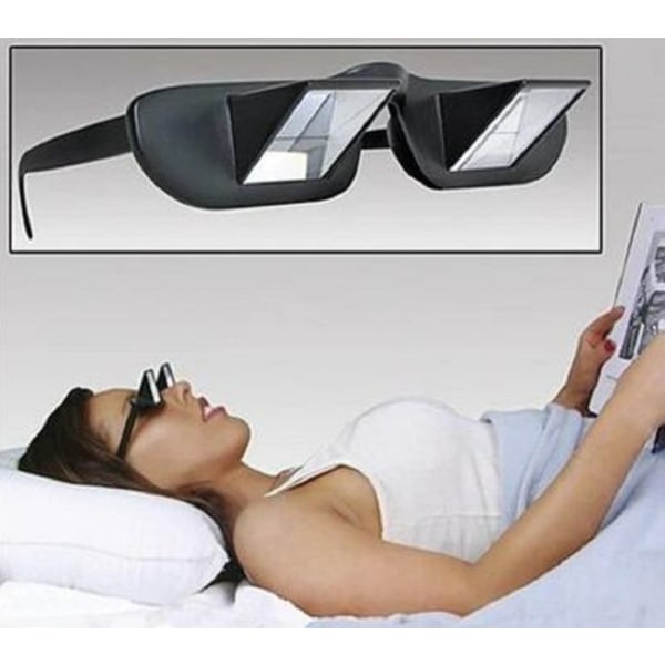 1st horisontella Prisma Lazy Glasögon, Periscope Glasögon för läsning