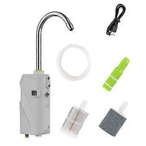 Akvariepumpe Fisketanker Vannpumpe Fisketanker Oksygenpumpe Fiskevannpumpe Akvarieluftpumper Vanndispenserpumpe White standard